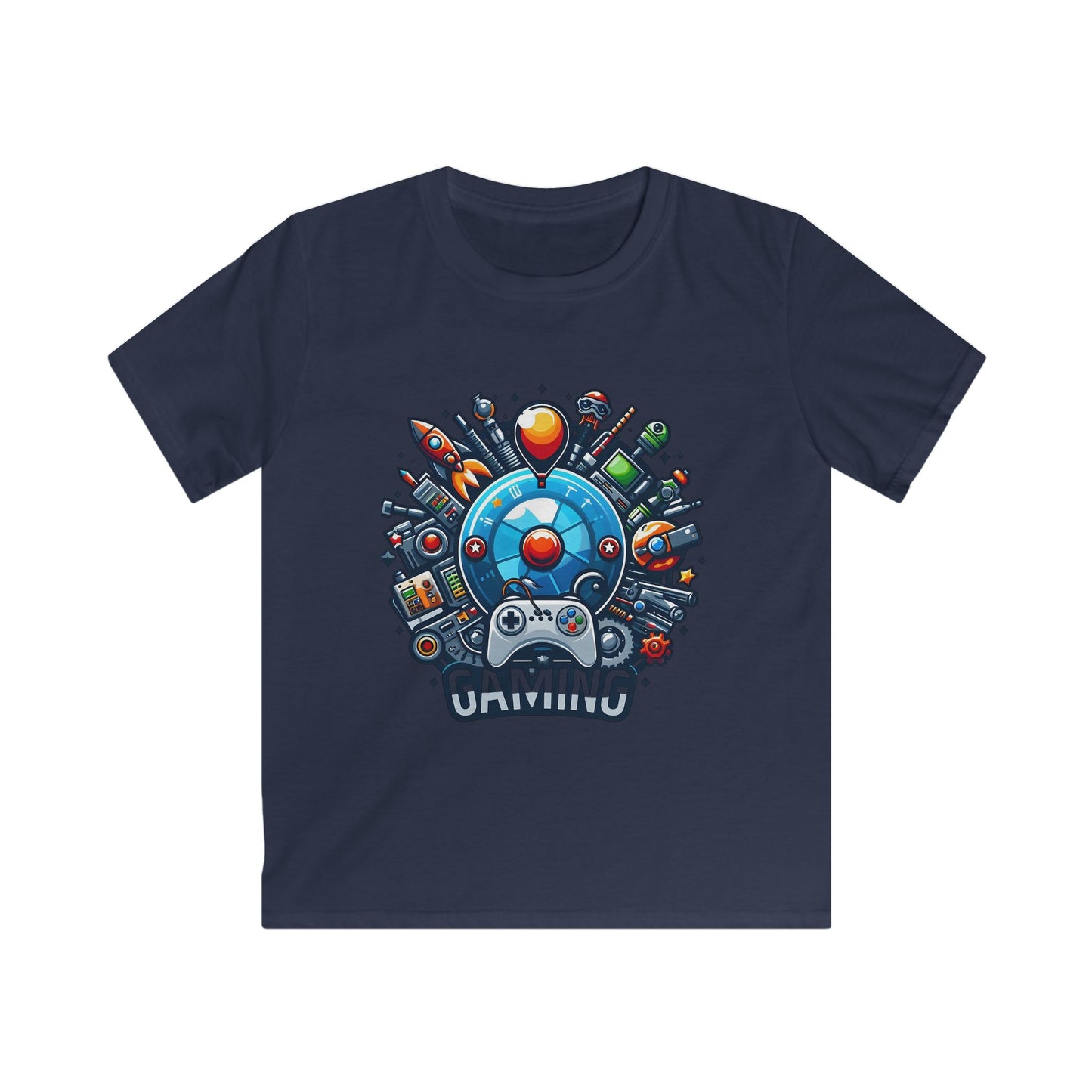 Gaming Adventure Kids Tee, Fun Tee for Young Gamers, Birthday Gift for Boys & Girls, Unique Gaming Apparel, Playful T-Shirt for Kids