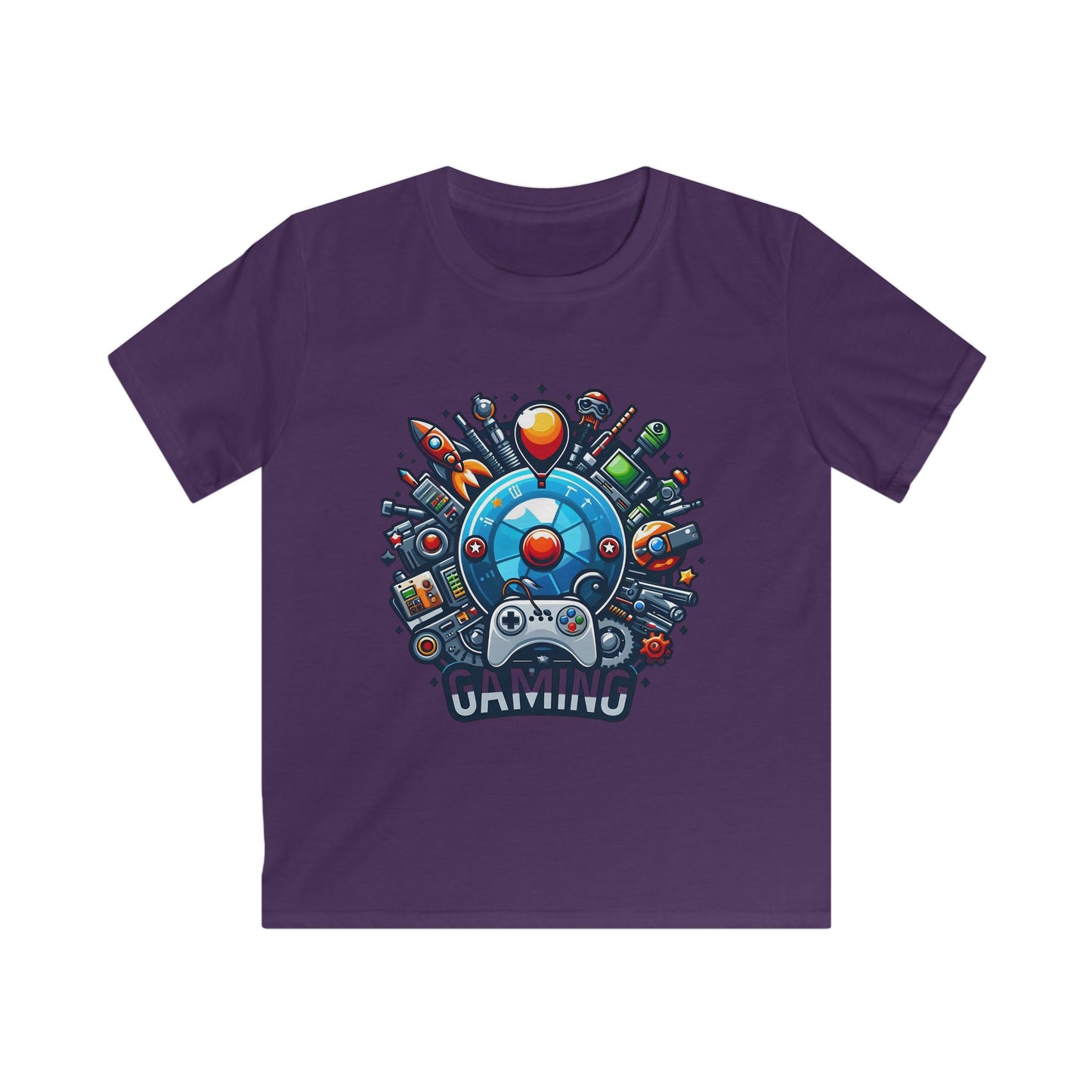Gaming Adventure Kids Tee, Fun Tee for Young Gamers, Birthday Gift for Boys & Girls, Unique Gaming Apparel, Playful T-Shirt for Kids