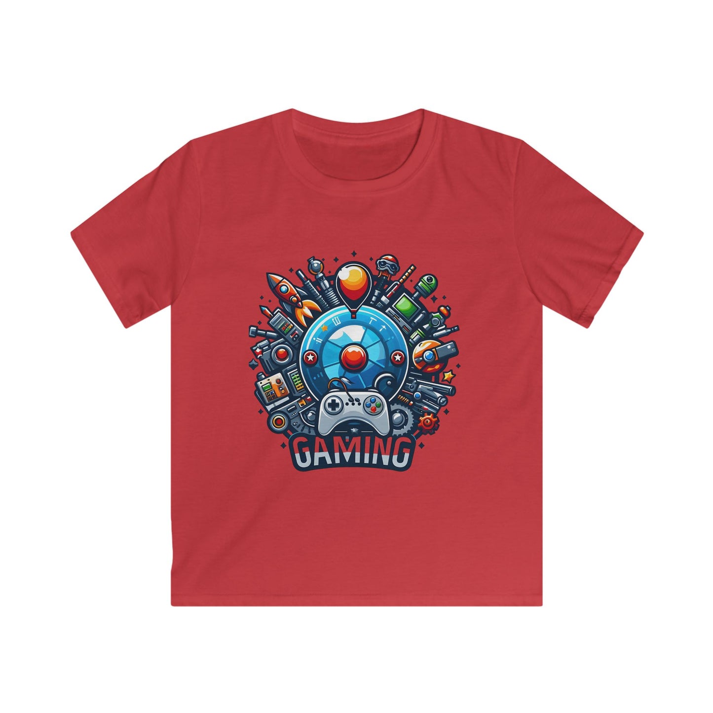 Gaming Adventure Kids Tee, Fun Tee for Young Gamers, Birthday Gift for Boys & Girls, Unique Gaming Apparel, Playful T-Shirt for Kids