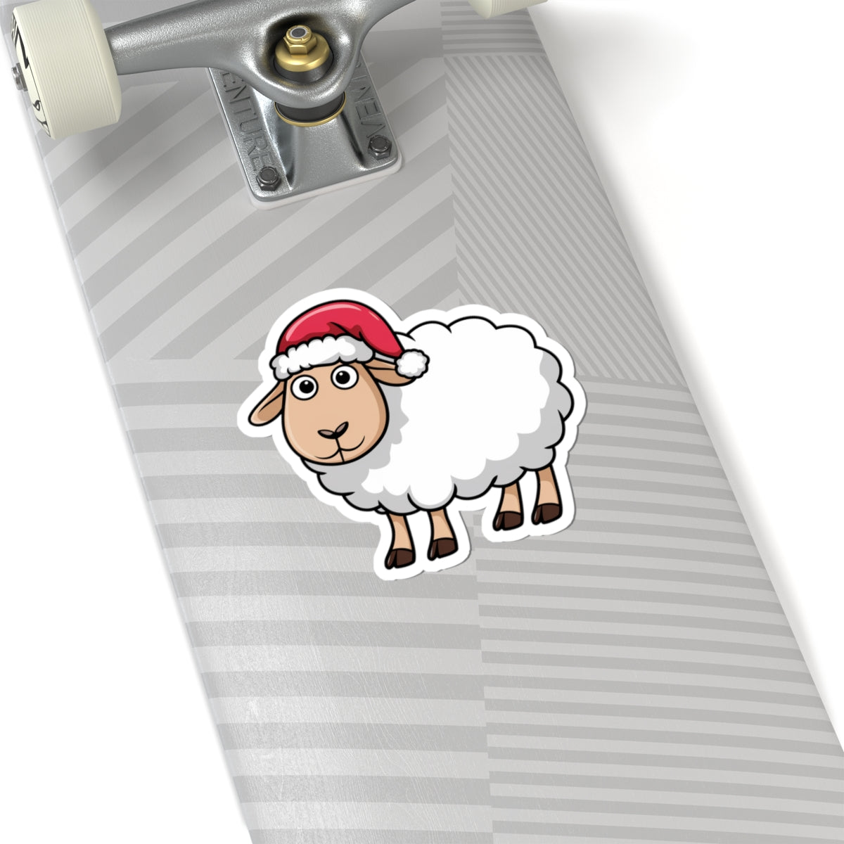 Christmas Sheep Kiss-Cut Stickers, Cute Holiday Decor, Laptop Stickers, Gift Ideas for Kids, Festive Scrapbooking