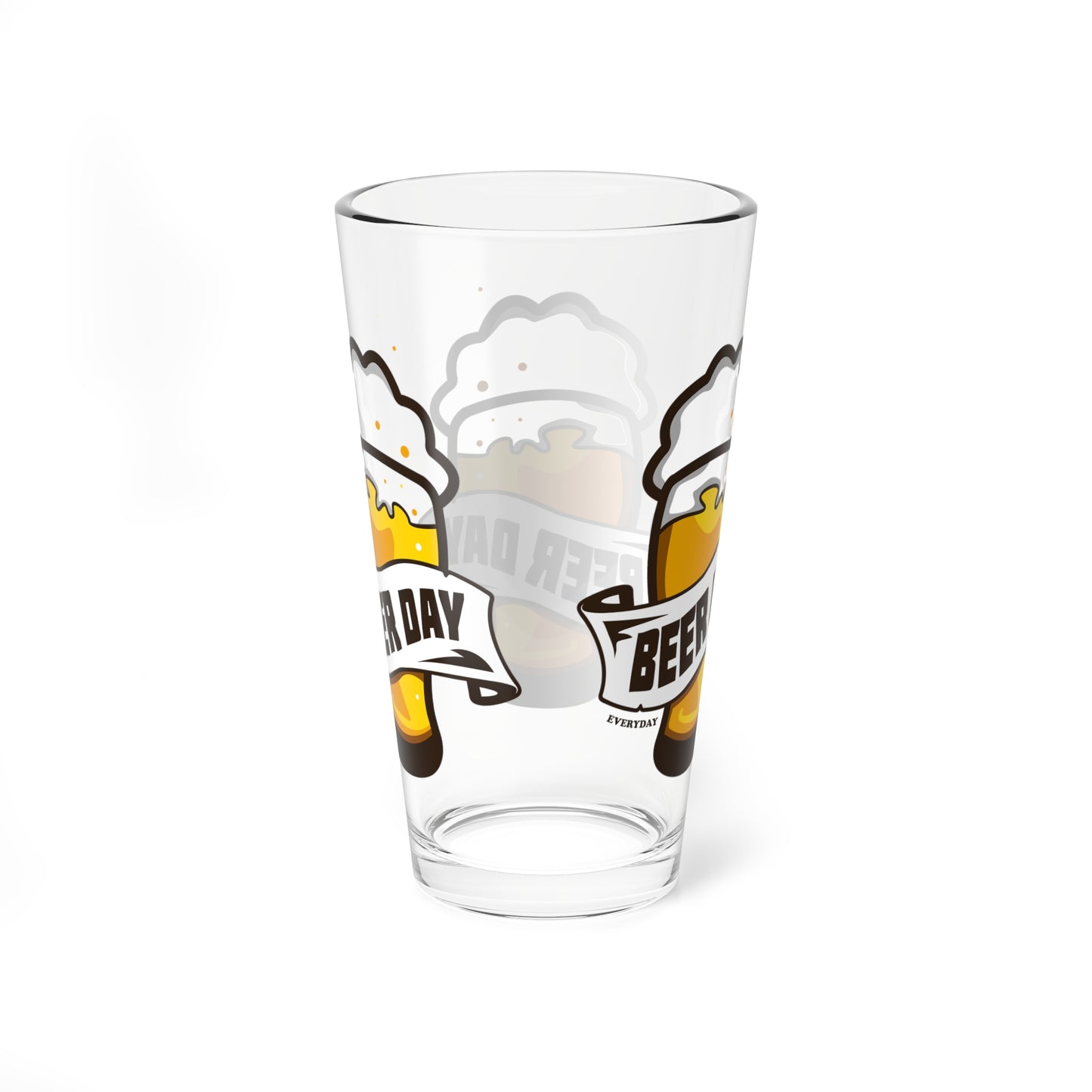 Beer Day Mixing Glass, 16oz Beer Glass, Perfect for Beer Lovers, Party Gifts, Barware, Craft Beer Enthusiasts
