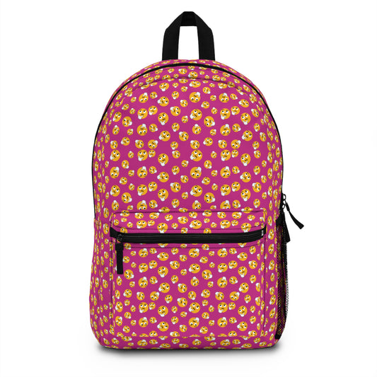 Flower Power Backpack - Trendy Tote for School, Travel, Festivals, Everyday Use, Floral Design