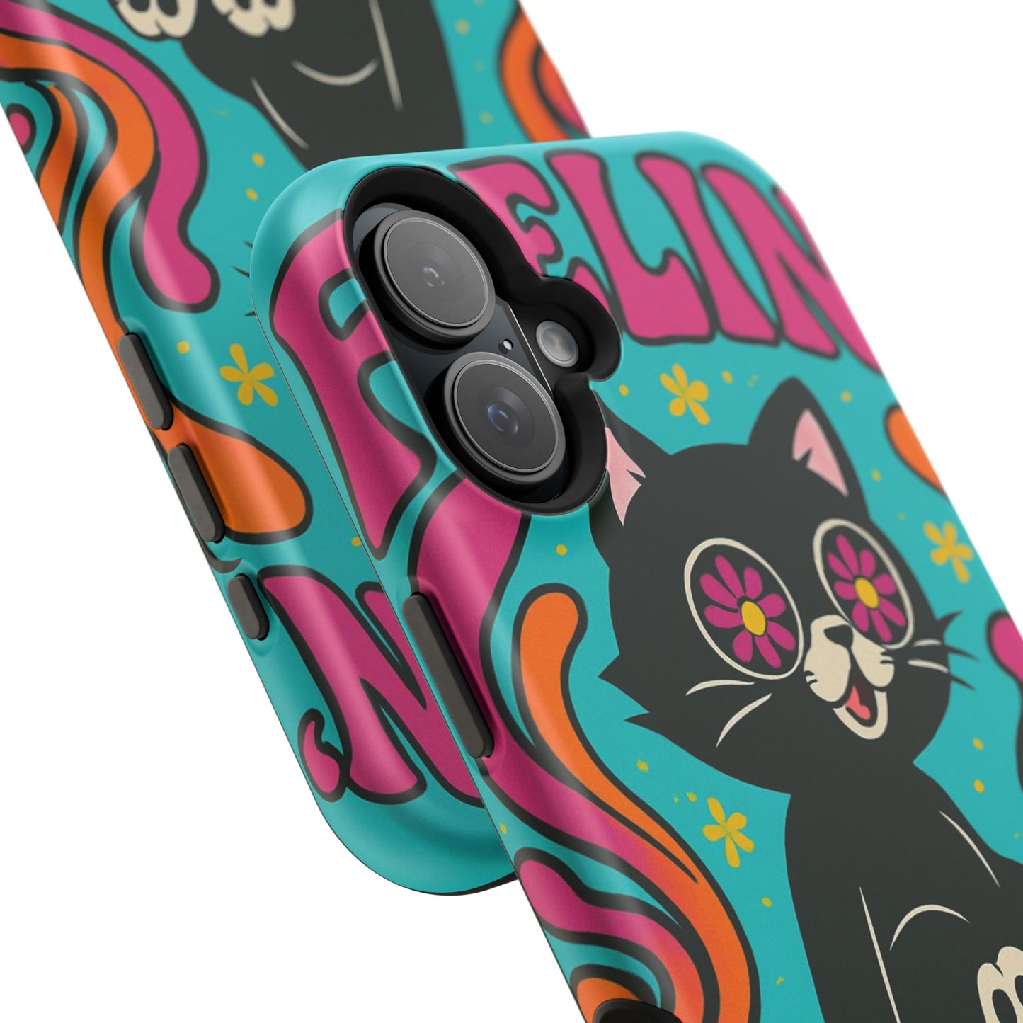 Groovy Cat Magnetic Impact-Resistant Phone Case