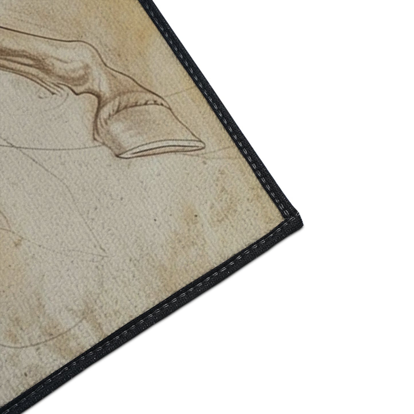 Galloping Horses Heavy Duty Floor Mat — Rustic Equestrian Rug for Entryway, Stable, Garage