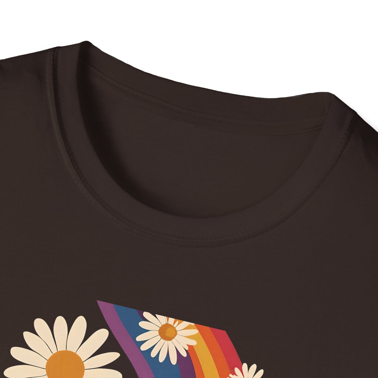 Good Vibes Unisex Softstyle T-Shirt, Retro Sunshine Tee, Positive Energy Shirt, Festival Apparel, Gift for Friends