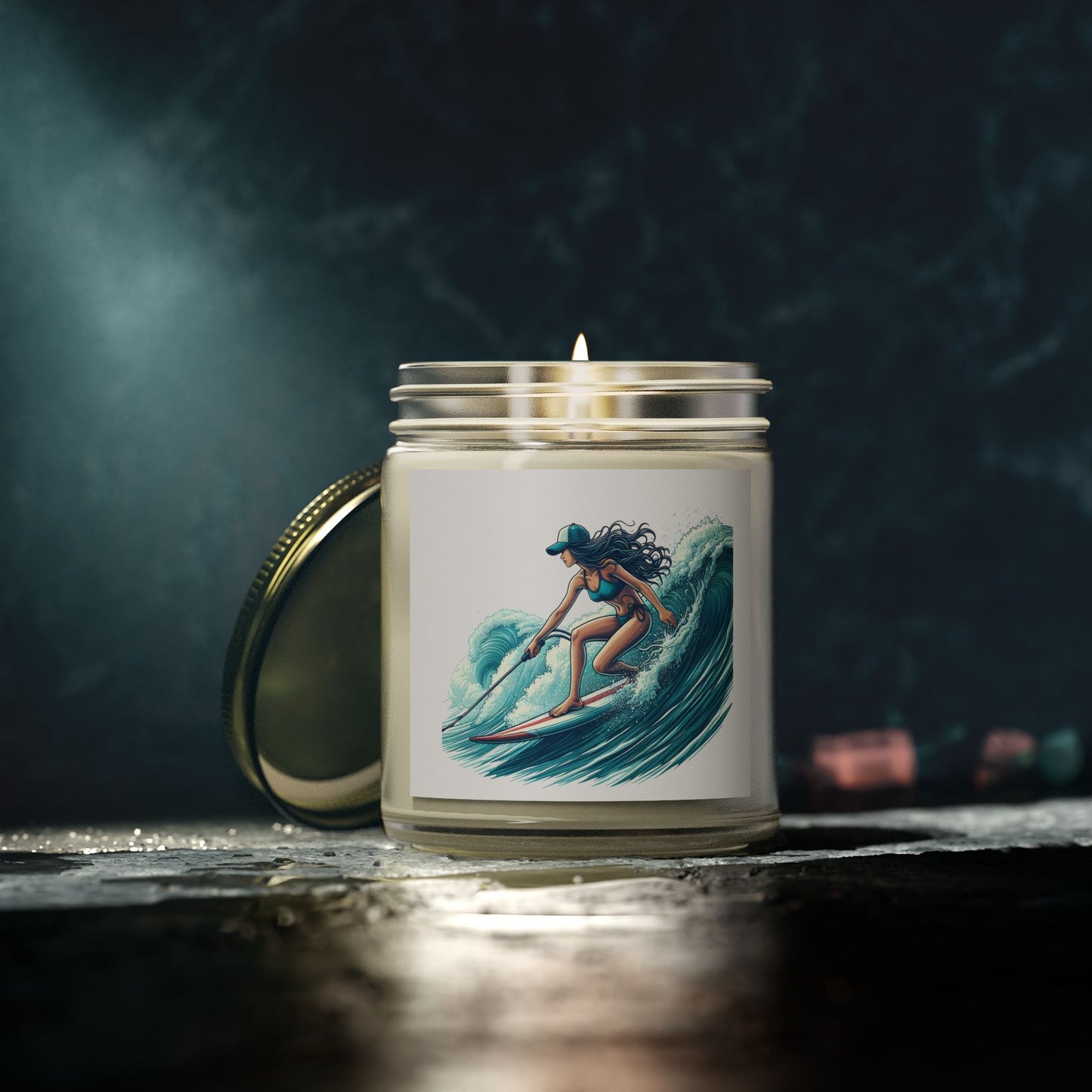 Scented Candles, Coconut Apricot Wax (4oz, 9oz)
