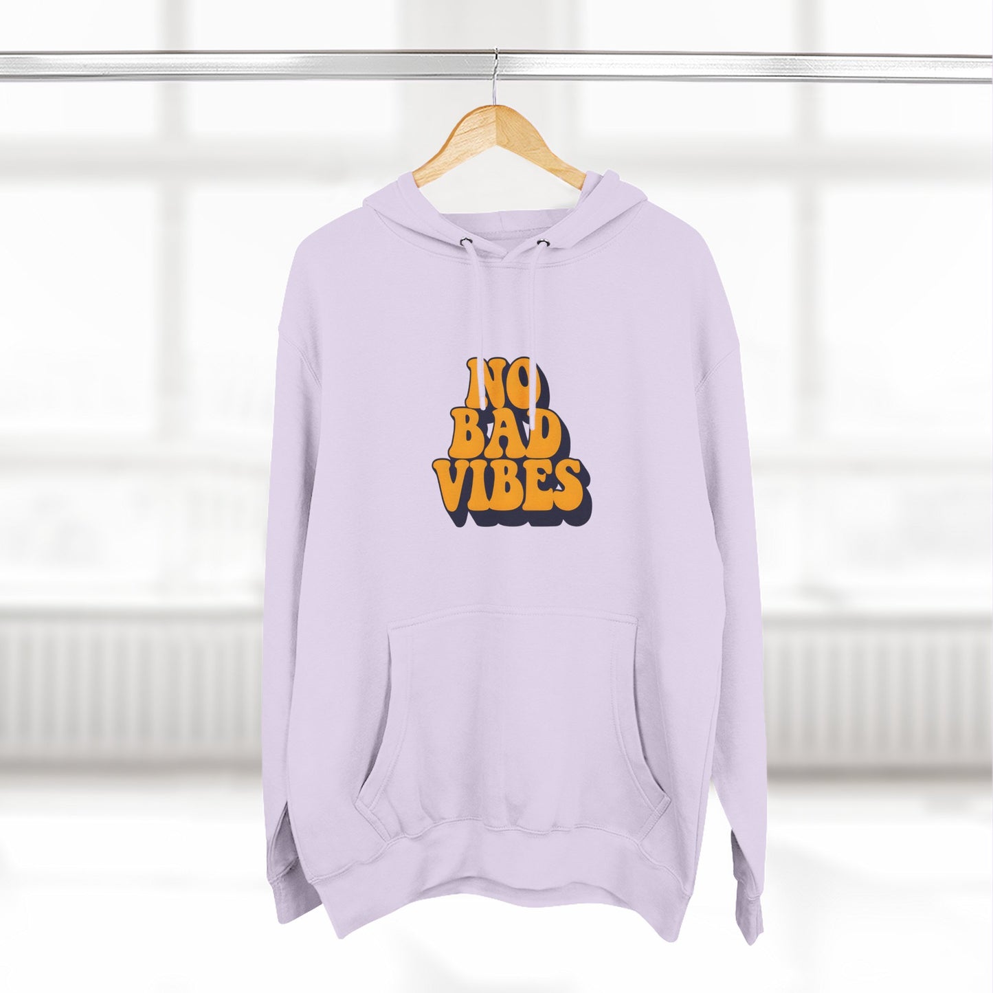Good Vibes Only Fleece Hoodie for Positive Energy Lovers, Motivational Comfort, Chill Attire, Casual Wear, Gift for Friends