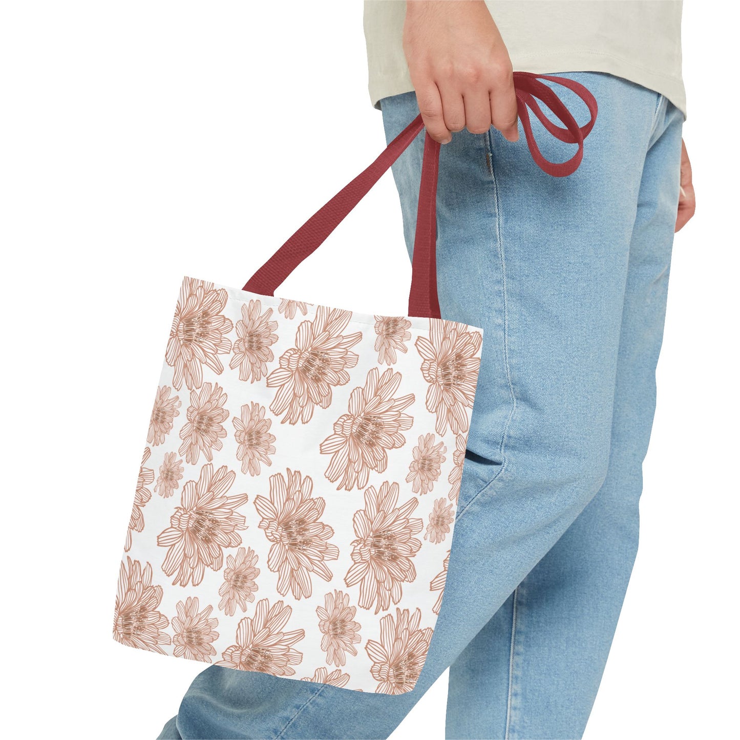 Floral Tote Bag | Stylish Reusable Shopping Bag | Eco-Friendly Gift | Beach, Gym, Grocery, Travel, Market