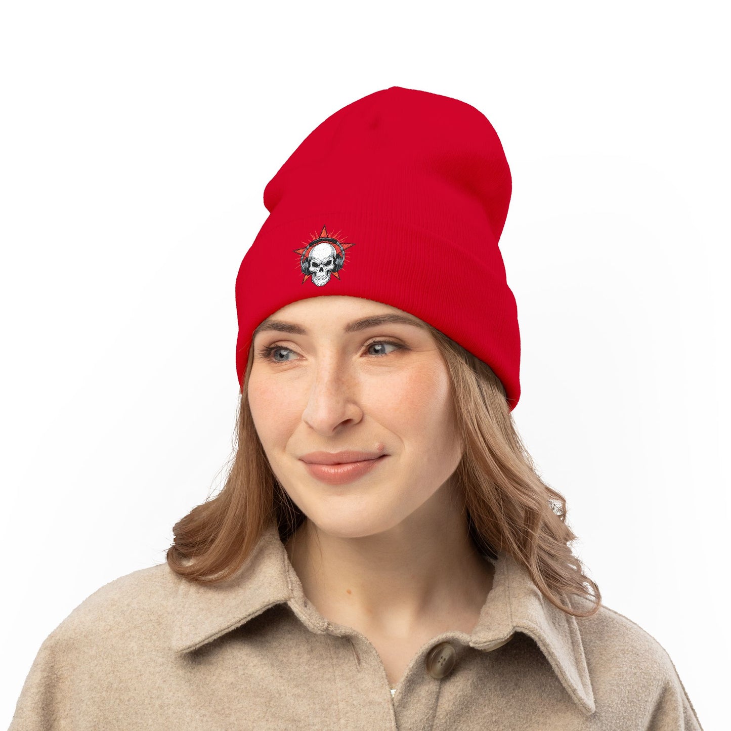 Knit Beanie (Embroidery)