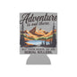 Adventure Can Cooler, Outdoor Party Insulator, Camping Gifts, Funny Drink Holder, Wilderness Themed Cooler