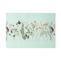 Floral Meadow Glass Cutting Board — Mint Wildflower Kitchen Prep Board