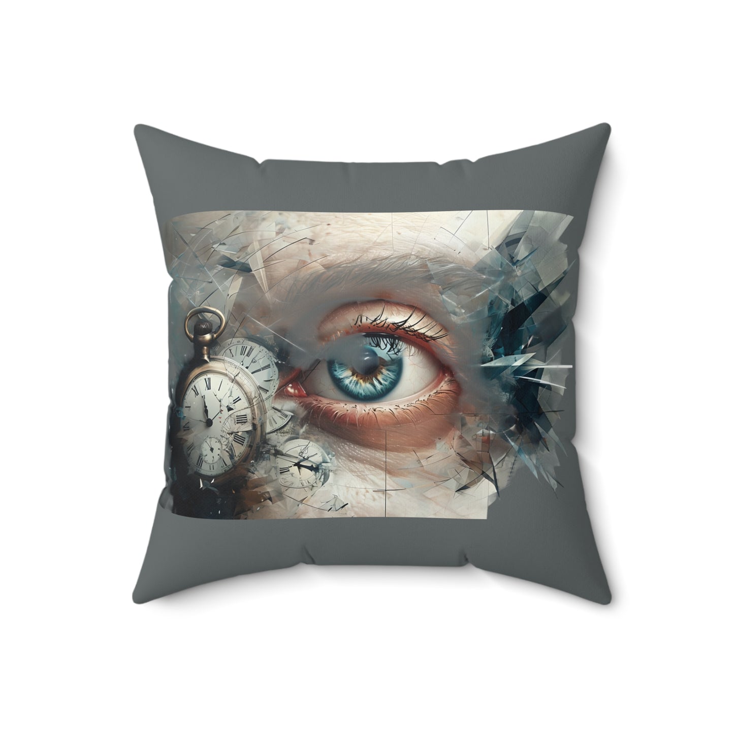 Surreal Eye Art Pillow, Unique Home Decor, Modern Accent Cushion