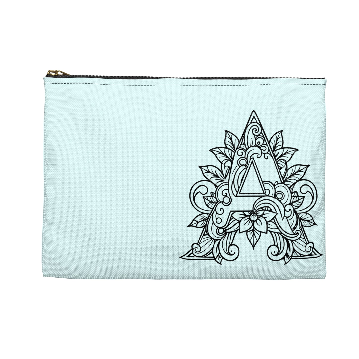 Bohemian Accessory Pouch for Organized Essentials - Letter A