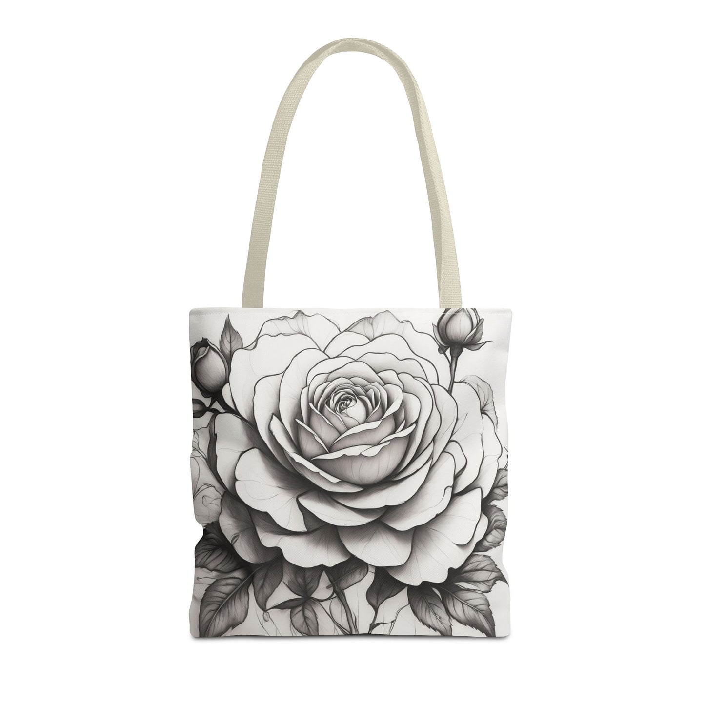 Elegant Floral Tote Bag, Garden Lover Gift, Shopping Bag, Art Print Tote, Mother's Day Gift, Eco-Friendly Canvas Bag
