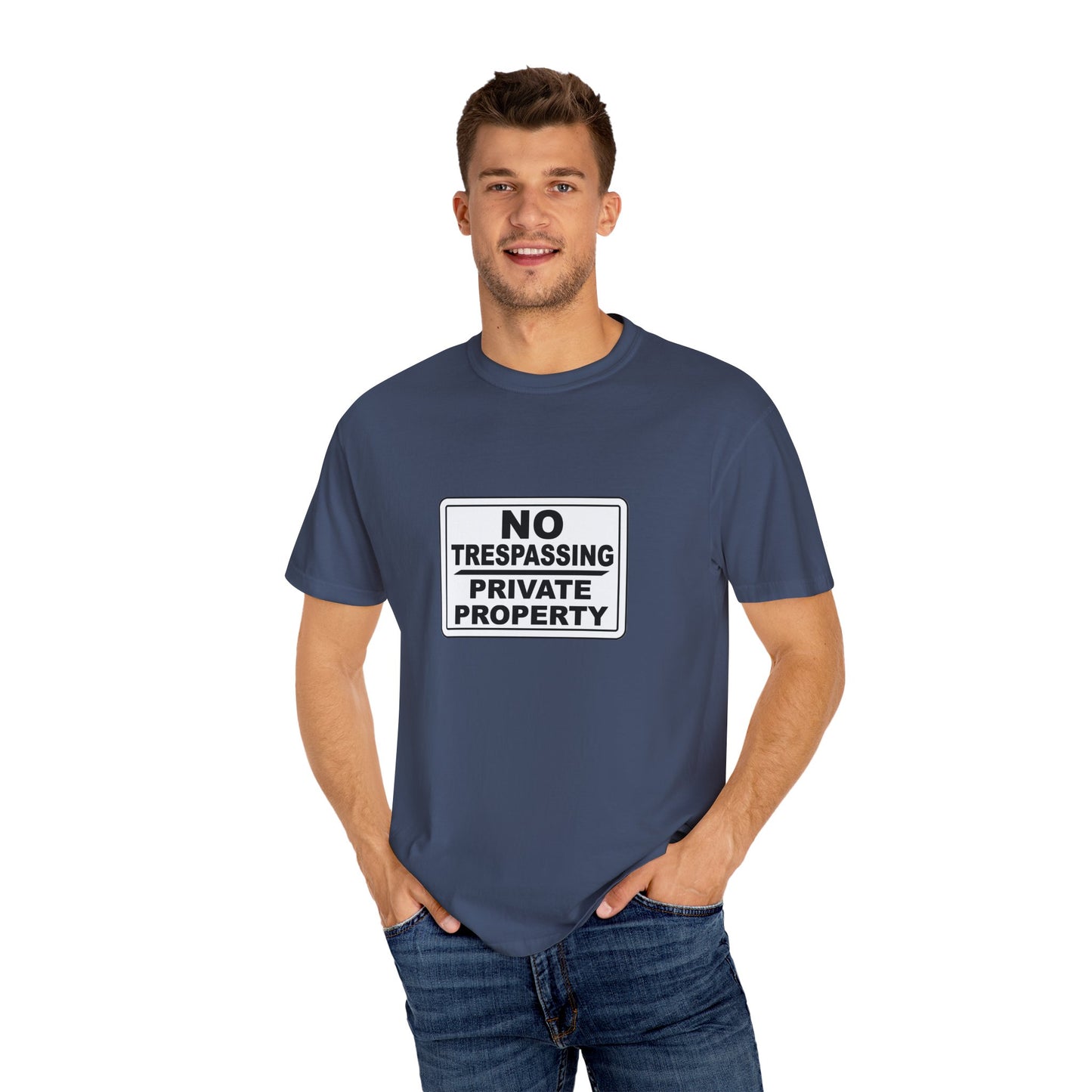 Unisex Garment-Dyed T-Shirt with Bold 'No Trespassing' Design | Casual Wear, Gift for Outdoors Lovers, Funny Shirt, Statement Tee, [...]
