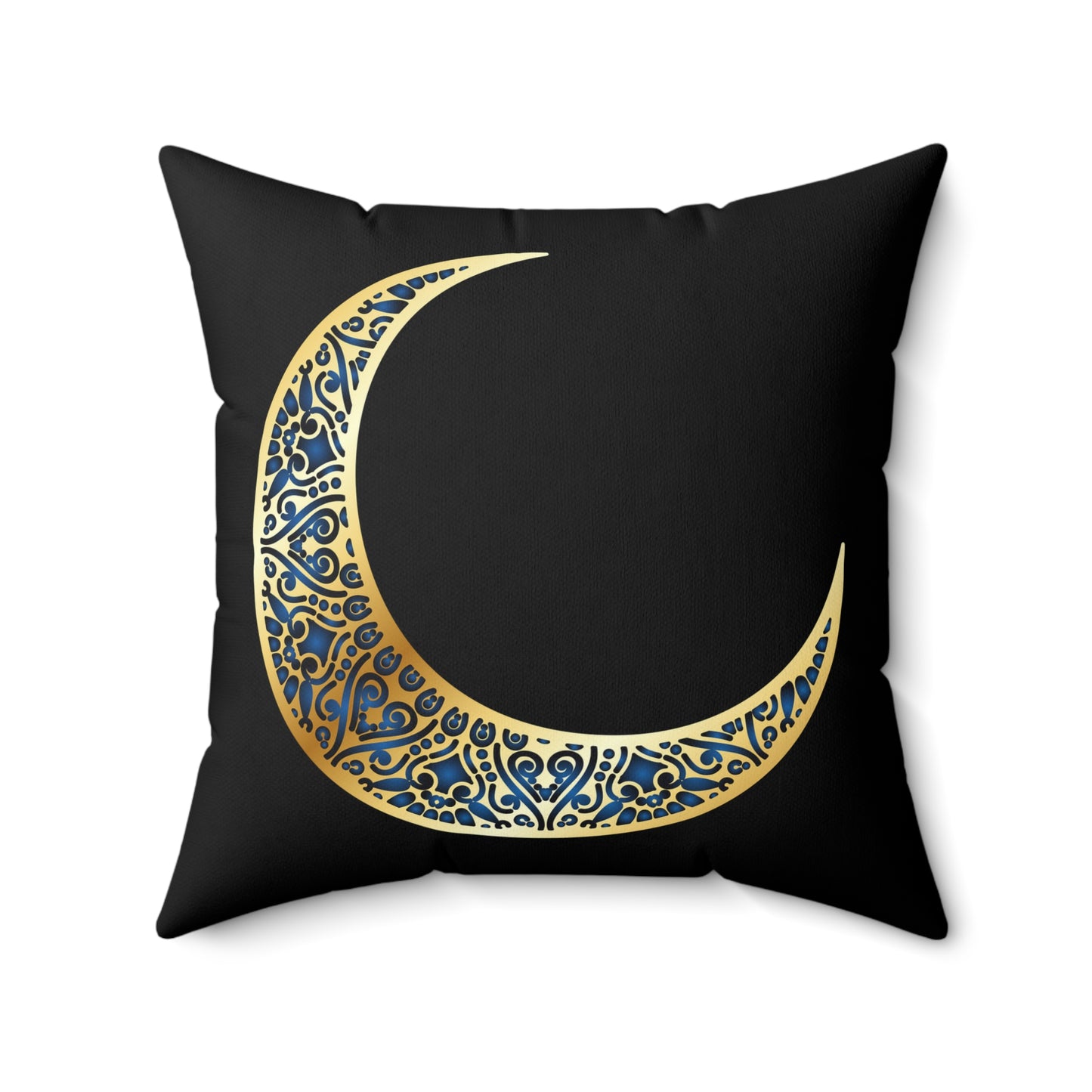 Bohemian Moon Decorative Pillow, Elegant Home Decor, Gift for Moon Lovers, Cozy Living Room Accent, Unique Bedroom Accessory