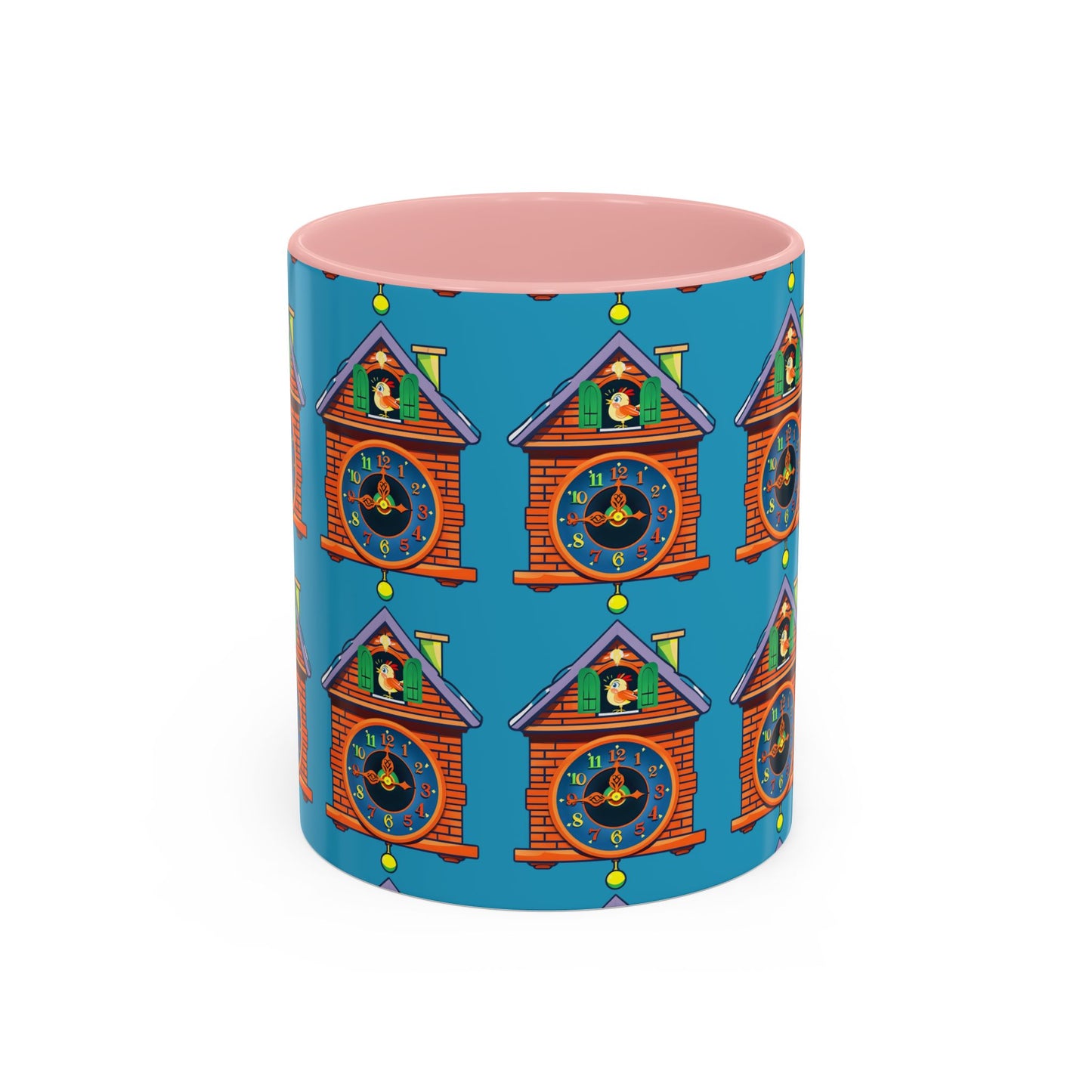 Whimsical Clock House Coffee Mug Unique Gift for Home Decor