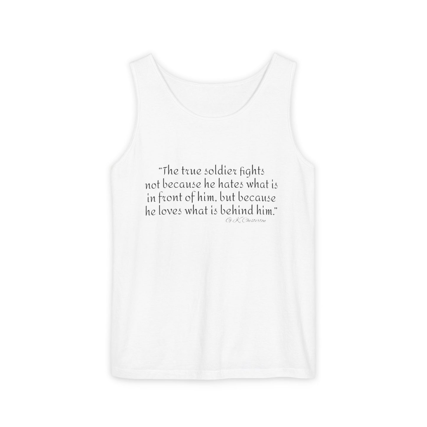 Inspirational Quote Tank Top for Men Women