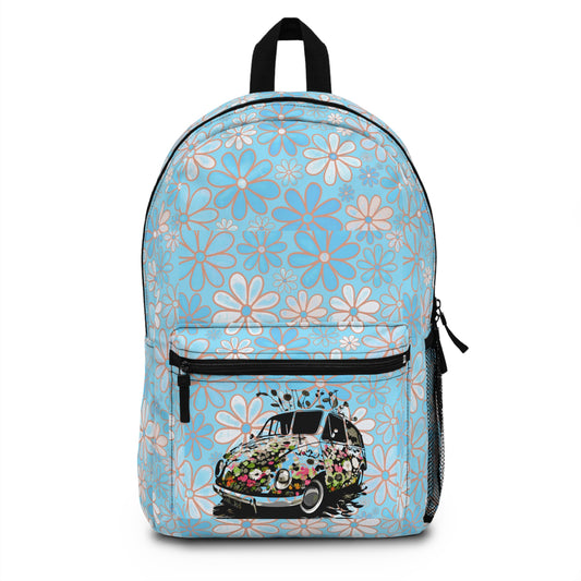 Floral Vintage-Inspired Backpack | Hippie Bag, Boho Style, Travel Accessory, School Bag, Gift for Nature Lovers
