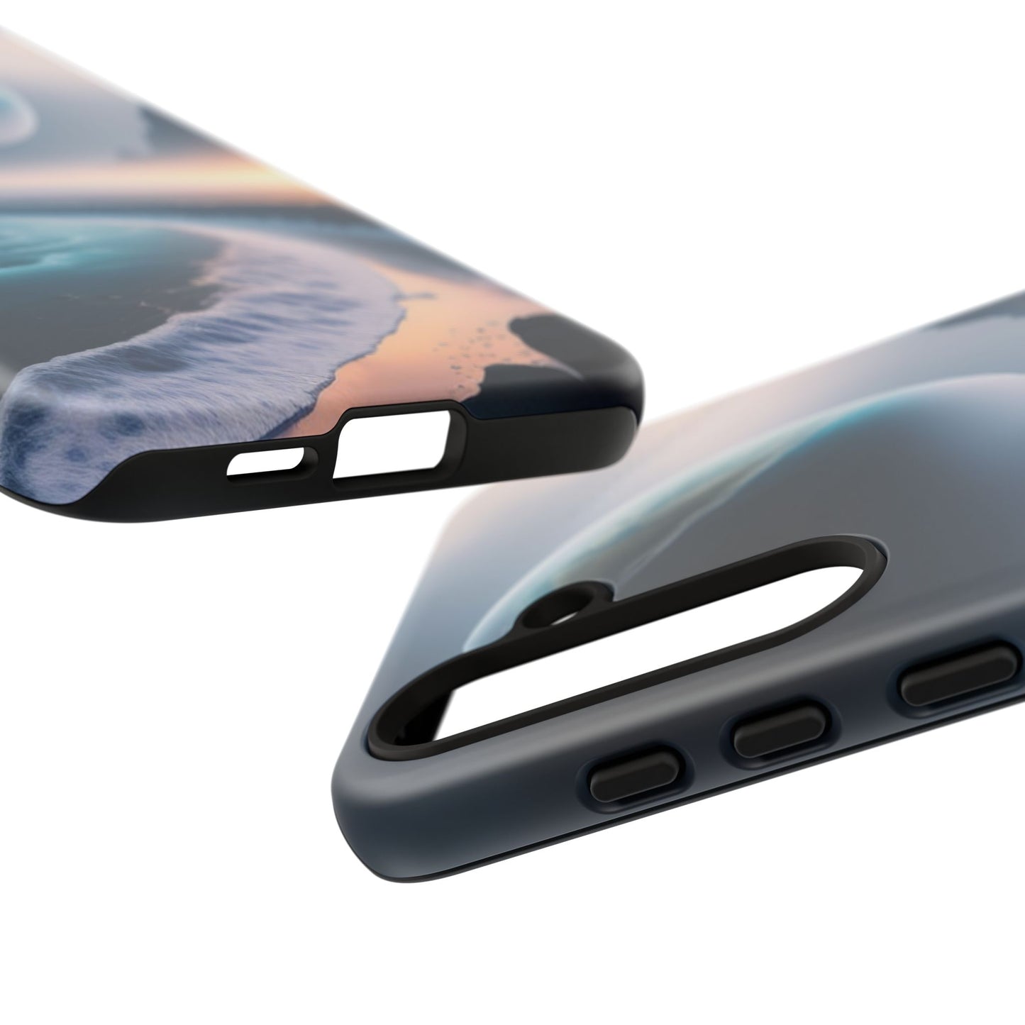 Galaxy Ocean Phone Case — Surreal Planet Beach Tough Case