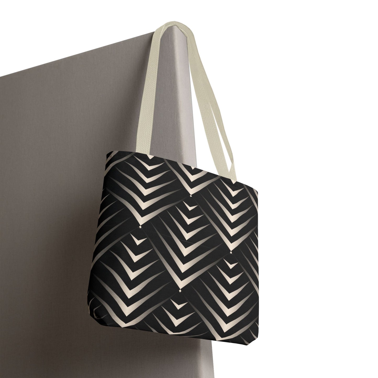 Chic Geometric Tote Bag, Stylish Everyday Bag, Reusable Shopping Tote, Eco-Friendly Gift, Fashion Accessory for All Occasions