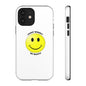 Happy Face Phone Case, Tough Cases, Don’t Worry, Be Happy, Cute Gift for Friends, Positive Vibes, Fun Mobile Accessories