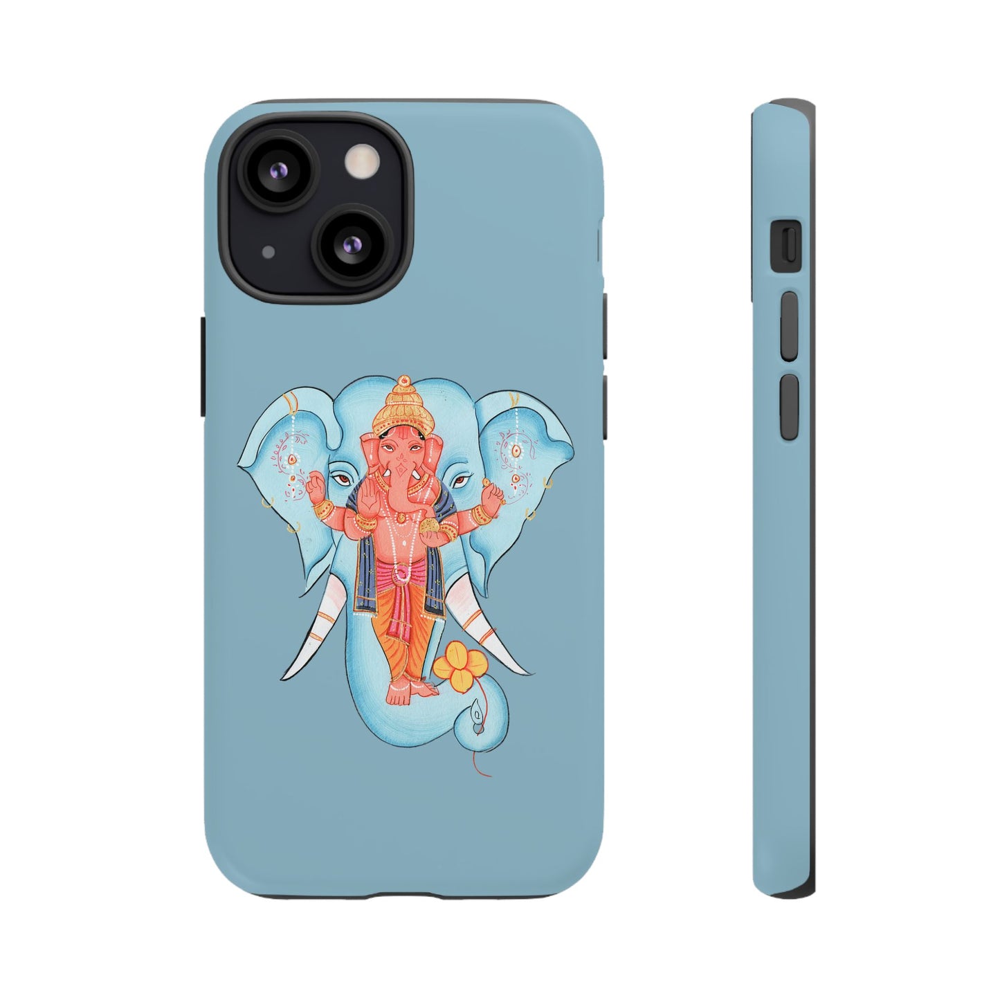 Tough Cases: Ganesh-Inspired Phone Case, Bohemian Phone Cover, Hindu Art Accessory, Festival Gift, Protective Phone Shell