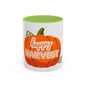 Happy Harvest Pumpkin Coffee Mug, Fall Mug, Seasonal Decor, Gift for Coffee Lovers, Autumn Vibes, Halloween Decoration
