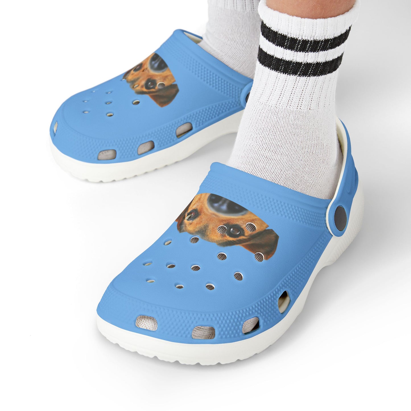 Adorable Kids' EVA Foam Clogs with Dog Design | Fun Footwear, Summer Shoe, Vacation Essential, Pet Lover Gift, Outdoor Play