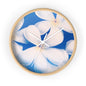 Serene Floral Wall Clock Perfect for Home Decor, Living Room