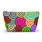 Colorful Circle Accessory Pouch | Cosmetic Bag, Makeup Organizer, Travel Pouch, Fun Gift, Party Favor