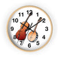 Musical Instruments Wall Clock, Perfect for Musicians, Home Decor, Gift for Music Lovers, Classroom Accents, Vibrant Art