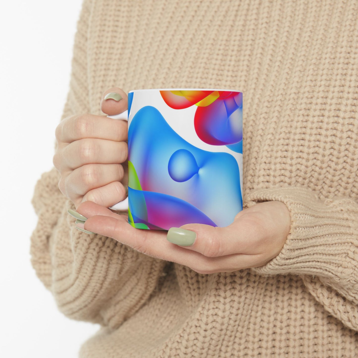 Colorful Abstract Ceramic Mug, Artistic Coffee Cup for Home & Office, Vibrant Mug Gift, Modern Art Kitchenware, Perfect for Birthdays [...]