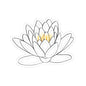 Elegant Lotus Flower Kiss-Cut Stickers, Aesthetic Laptop Decals, Floral Decor, Gift for Botanists, Wall Art, Journal Accessories