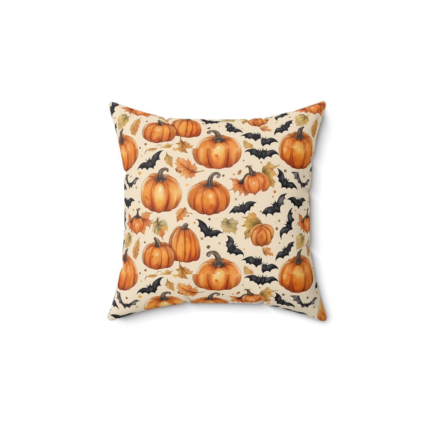 Halloween Pumpkin Bat Pillow, Decorative Throw Cushion for Fall Decor, Autumn Home Accents, Cozy Halloween Decor, Spooky Season Gift