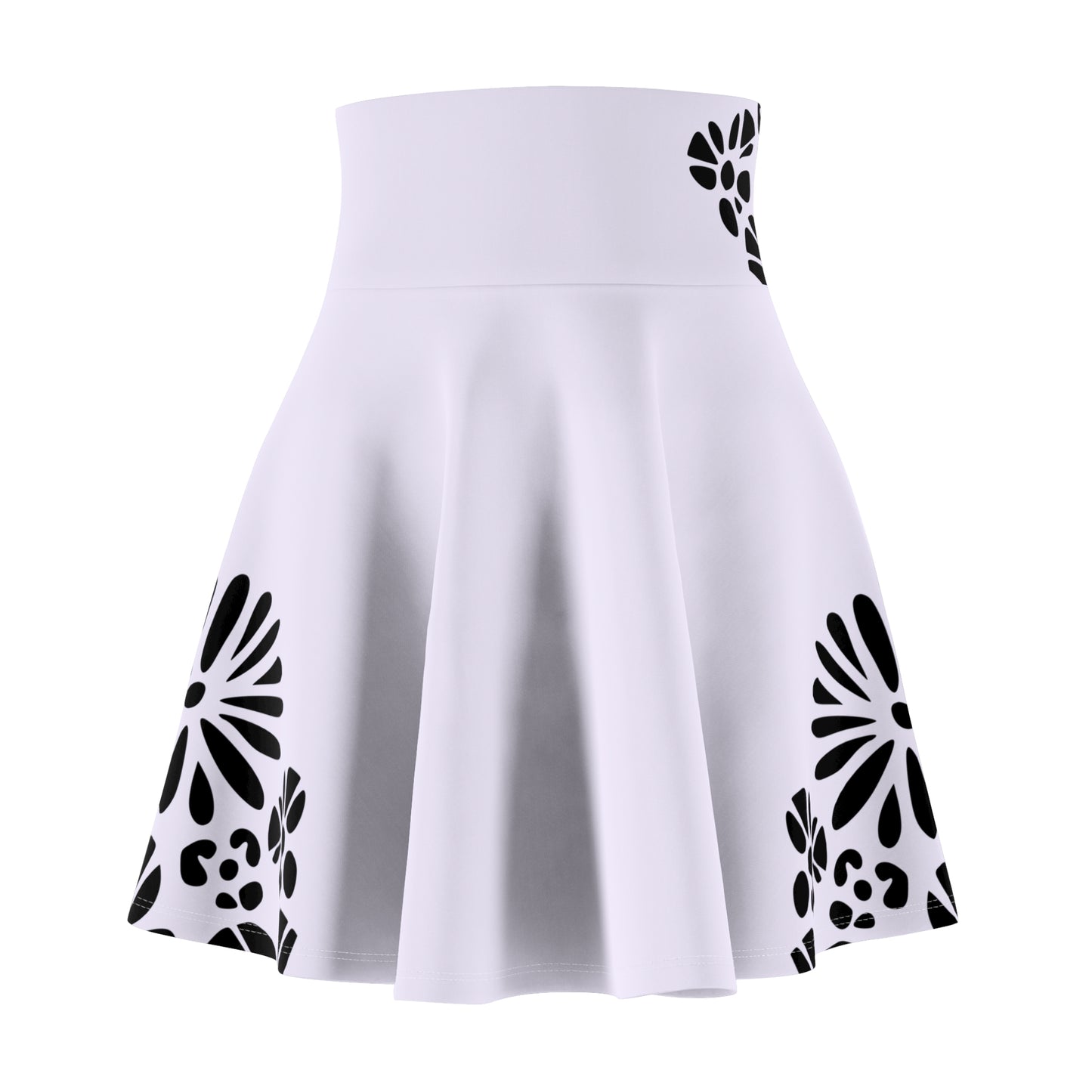 Chic Floral Women's Skater Skirt – Perfect for Parties, Casual Outings, & Festive Events