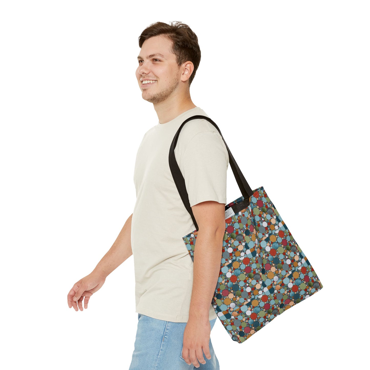 Chic Patterned Tote Bag, Eco-Friendly Shopping Tote, Colorful Beach Bag, Stylish Everyday Carryall, Unique Gift Idea