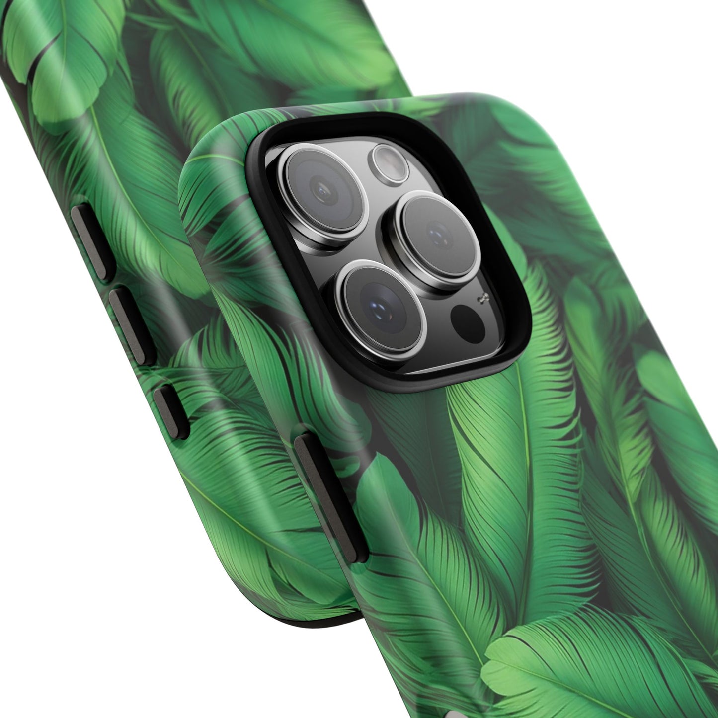 Tough Cases - Tropical Leaf Phone Case, Nature-inspired, Phone Accessory, Gift for Her, Jungle Theme, Eco-Friendly