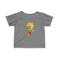 Sunshine Character Infant Tee, Cute Kids Shirt, Baby Gift, Toddler Apparel, Spring Outfit, Flower Design Tee