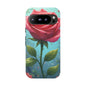 Floral Phone Case, Tough Cases with Elegant Rose Design, Stylish iPhone Cover, Rose Flower Gift for Nature Lovers, Unique Mobile Accessories