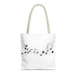 Musical Notes Tote Bag | Perfect for Music Lovers, Eco-Friendly Shopping