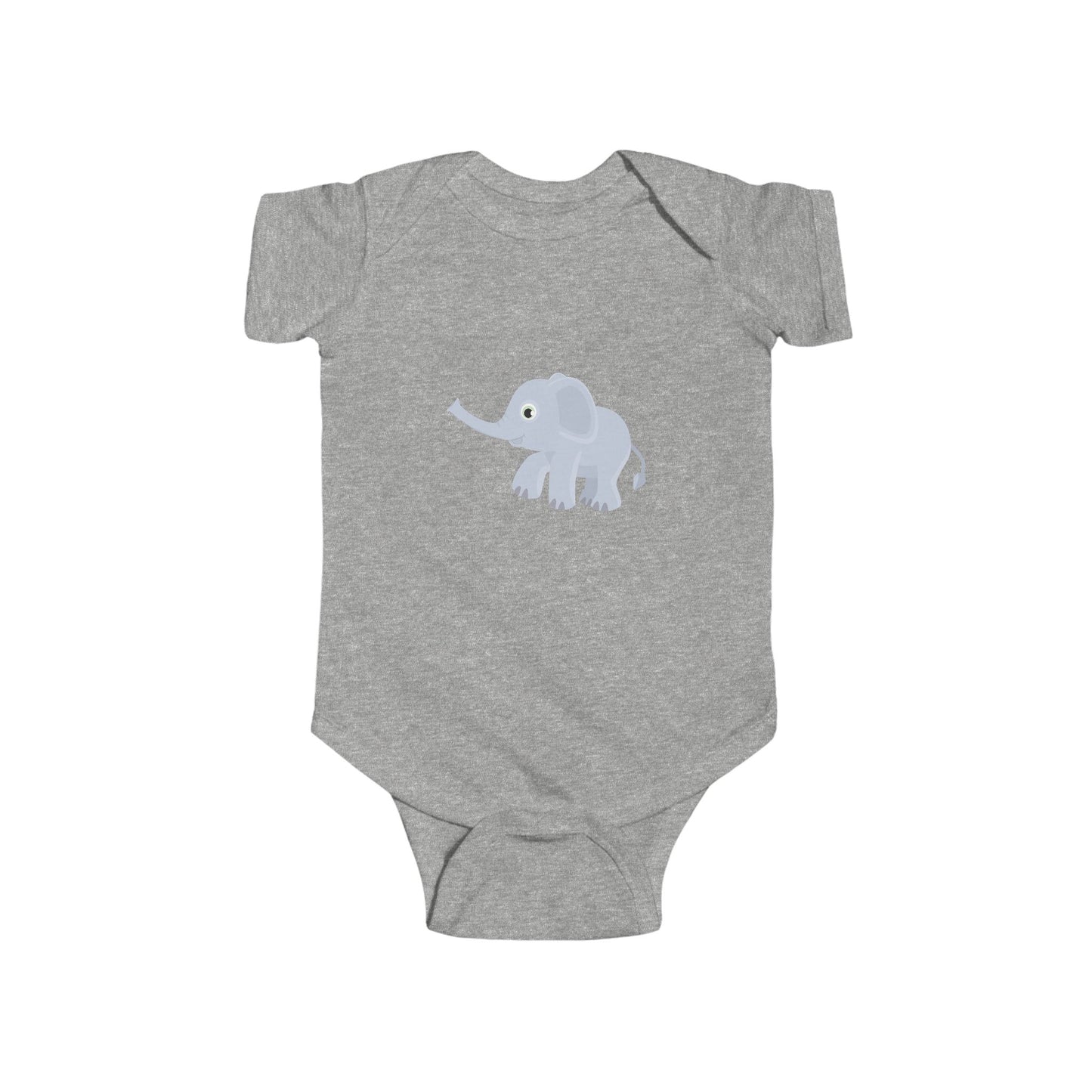Cute Elephant Infant Bodysuit, Baby Shower Gift, Newborn Outfit, Toddler Clothing, Unisex Baby Wear