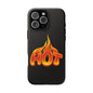 Stylish Phone Case, Hot Flames Design, Gift for Teens, Trendy Accessory, Protective Cover, Unique Phone Case