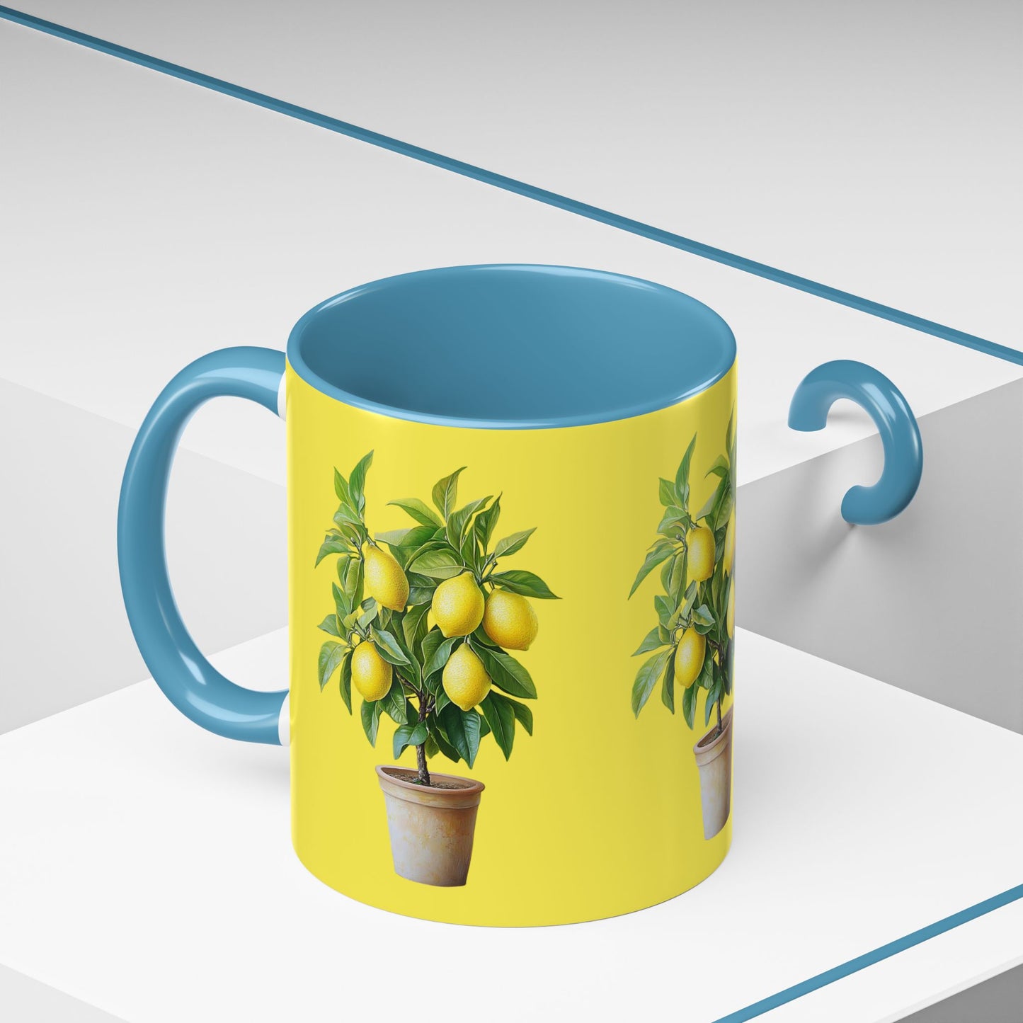 Lemon Tree Accent Coffee Mug - Cheerful Gift for Garden Lovers, Unique Kitchen Decor, Spring Celebration, Housewarming Present, [...]