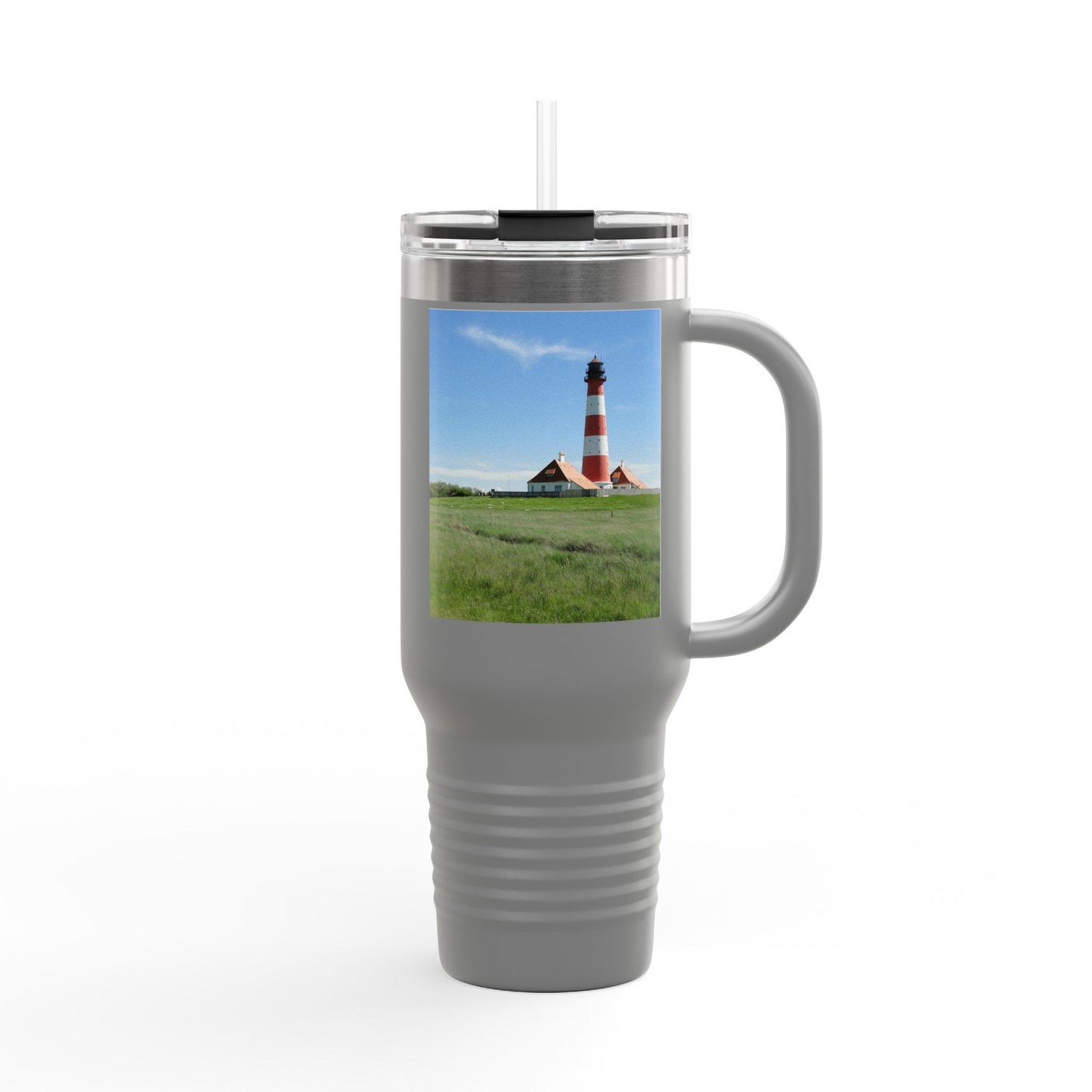 Scenic Insulated Travel Mug, 40oz | Perfect for Coffee Lovers, Outdoor Adventures, Travel Gifts, Eco-Friendly Sippers, Beach Days