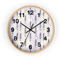 Lavender Sprig Wall Clock — Botanical Floral Clock for Kitchen, Bedroom & Living Room