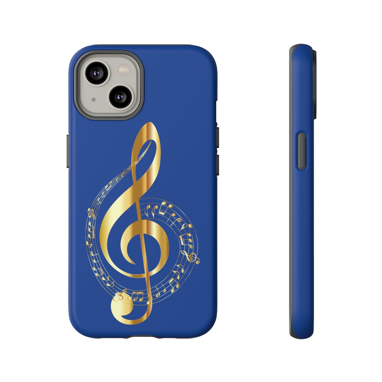 Tough Cases Blue and Gold Musical Note
