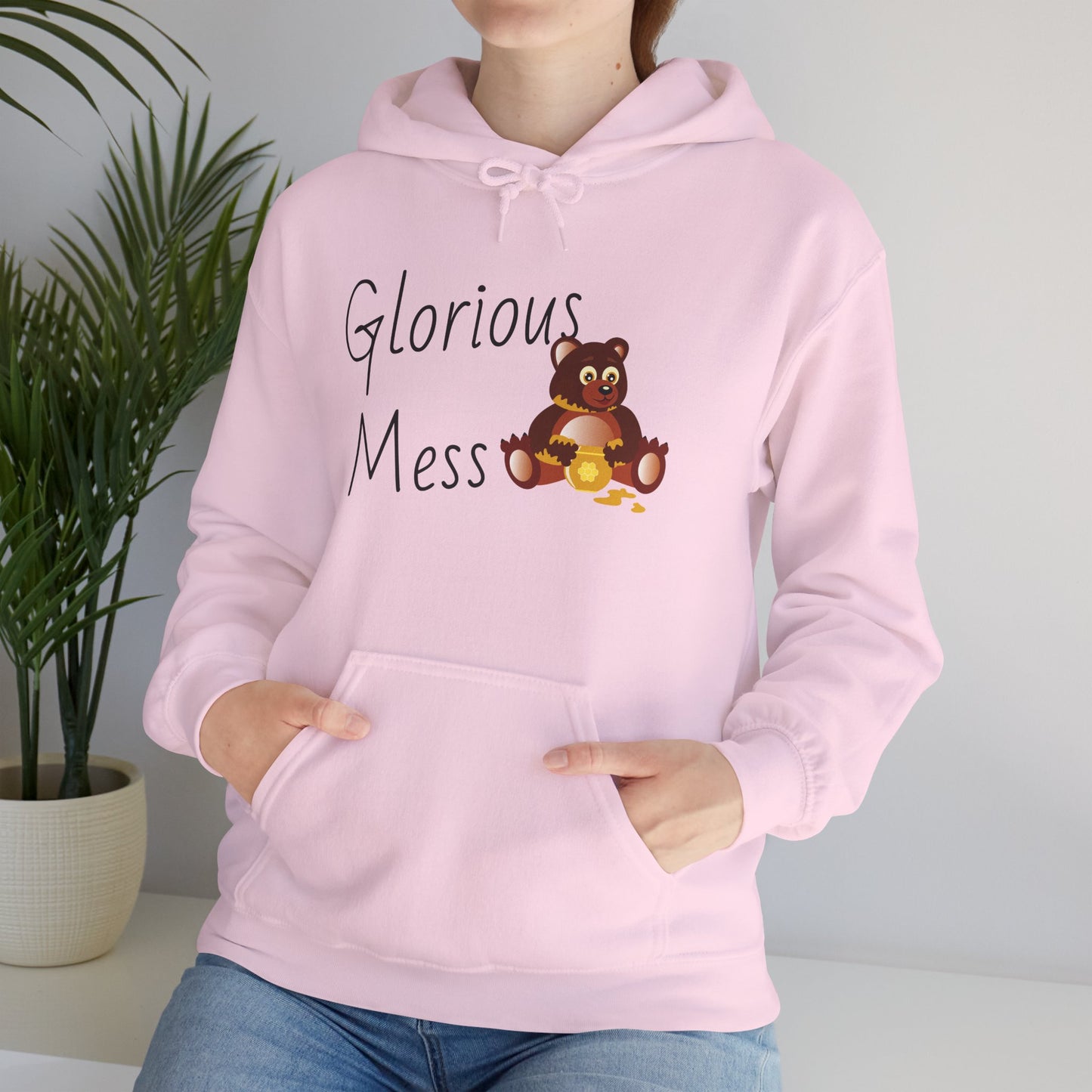 Glorious Mess Hoodie | Cute Bear Sweatshirt | Cozy Unisex Pullover for All Seasons | Perfect Gift for Friends & Birthdays | Funny [...]