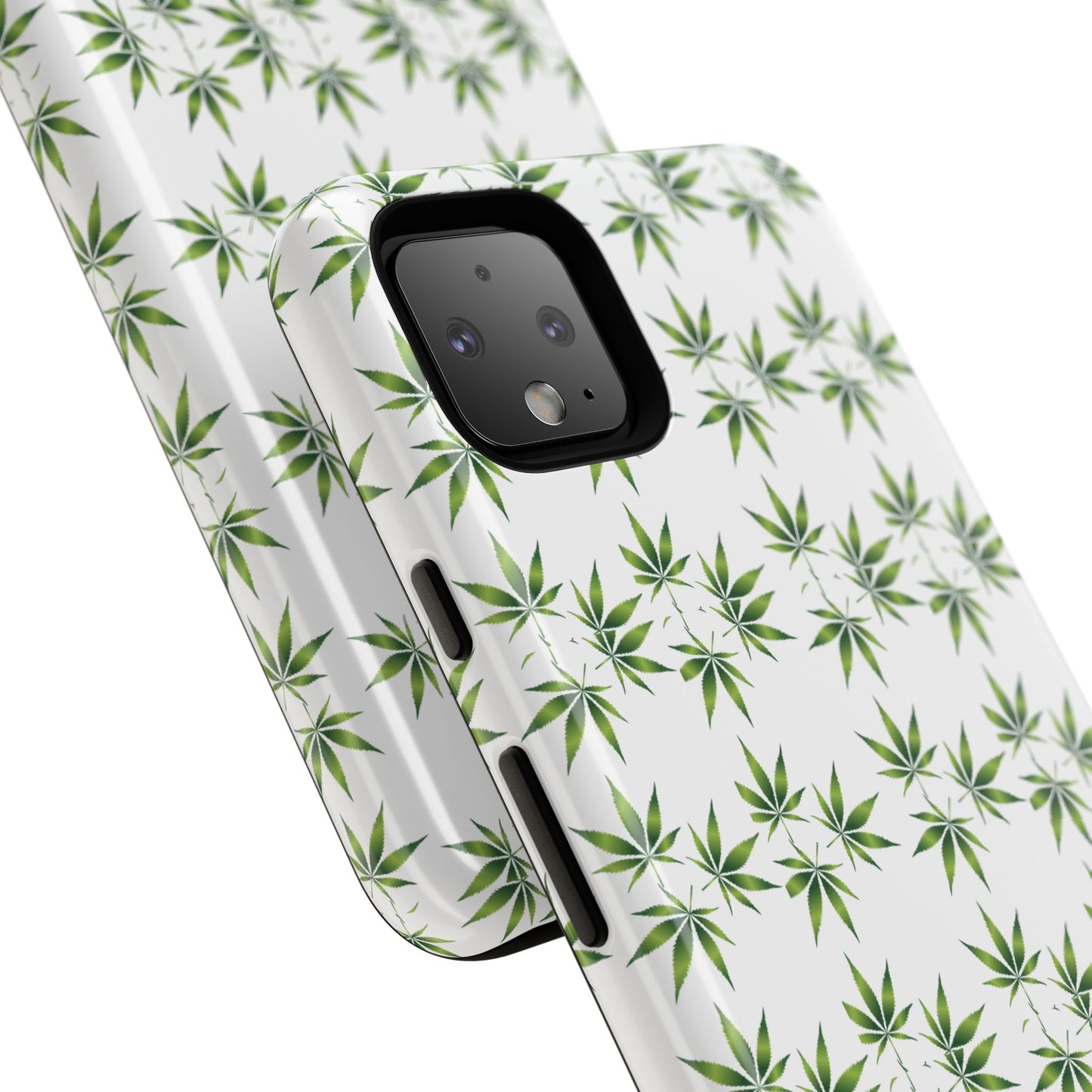 Stylish Phone Case with Cannabis Leaf Design, Durable Phone Cover, Gift for Stoner Friends, Unique Phone Accessory, Nature-Inspired Design