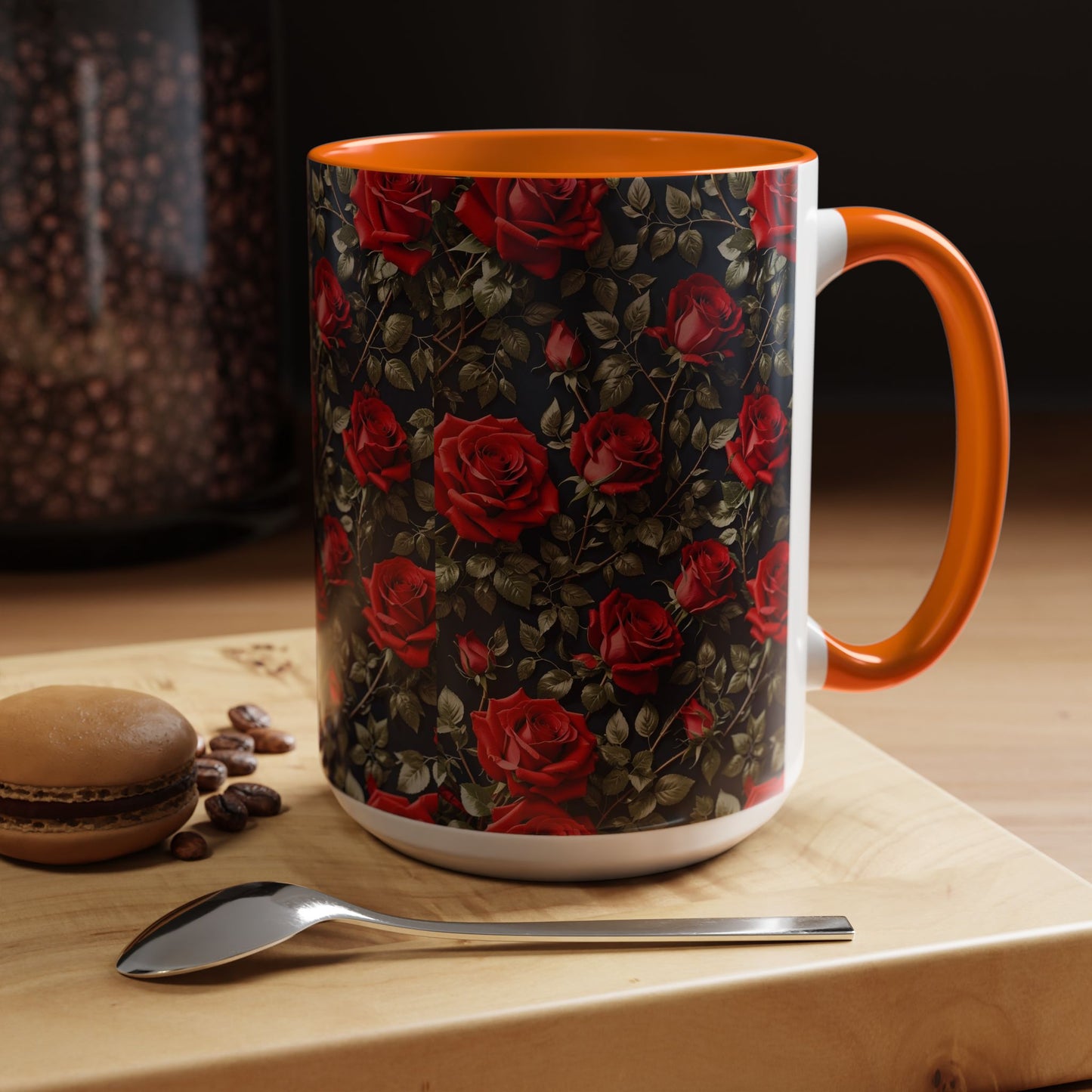 Elegant Floral Accent Coffee Mug - Perfect for Garden Lovers, Home Decor, Gift for Her, Tea Lovers, Mother's Day